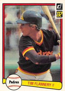 1982 Donruss #61 Tim Flannery VG San Diego Padres 