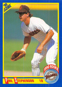 1990 Score #642 Phil Stephenson VG San Diego Padres 