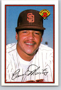 1990 Upper Deck #592 Carmelo Martinez VG San Diego Padres - Under