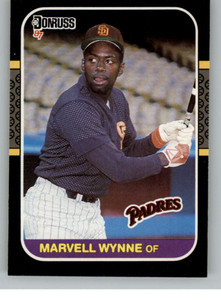 1987 Donruss #411 Marvell Wynne VG San Diego Padres 