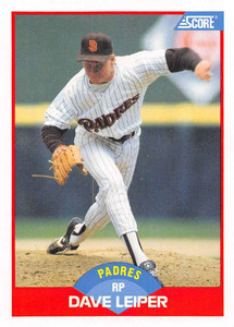 1989 Score #515 Dave Leiper VG San Diego Padres 