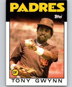 1986 Topps #10 Tony Gwynn VG San Diego Padres 