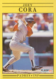  1990 Upper Deck Baseball #601 Joey Cora San Diego