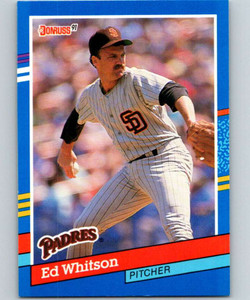 1991 Donruss #186 Ed Whitson VG San Diego Padres 