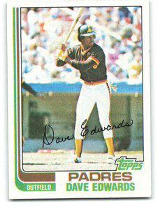 1983 Topps Blog: #94 Dave Edwards - San Diego Padres