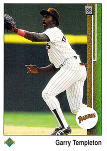 1989 Upper Deck #297 Garry Templeton VG San Diego Padres 