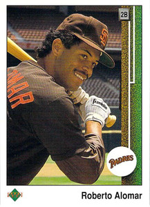 1989 Upper Deck #471 Roberto Alomar VG San Diego Padres 