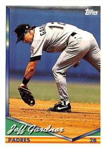 1994 Topps #544 Jeff Gardner VG San Diego Padres 