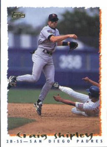 1995 Topps #328 Craig Shipley VG  San Diego Padres 