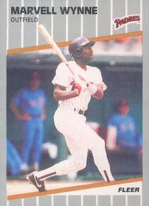 1989 Fleer #322 Marvell Wynne VG San Diego Padres 