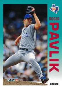 1992 Fleer Update #62 Roger Pavlik NM-MT  RC Rookie Texas Rangers 