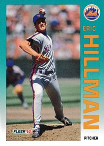 SOLD 100710 1992 Fleer Update #102 Eric Hillman NM-MT  RC Rookie New York Mets 
