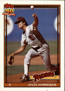 1991 Donruss #707 Atlee Hammaker VG San Diego Padres - Under the Radar  Sports