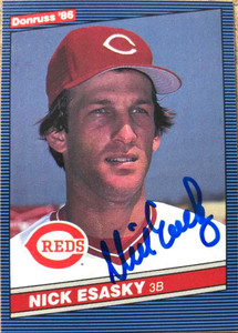 Nick Esasky Autographed 1986 Donruss #286