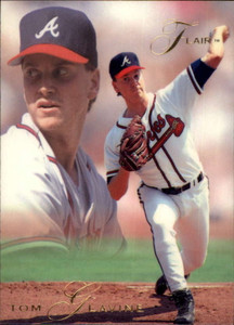 1993 Flair #4 Tom Glavine NM-MT Atlanta Braves 