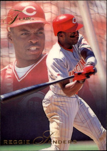 1993 Flair #34 Reggie Sanders NM-MT Cincinnati Reds 