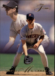 1993 Flair #239 David McCarty NM-MT Minnesota Twins 