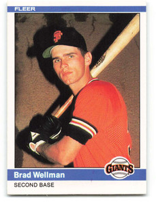 1984 Fleer #386 Brad Wellman VG San Francisco Giants 