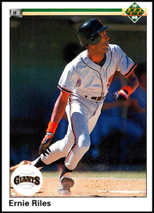 1990 Upper Deck #378 Ernest Riles VG San Francisco Giants 