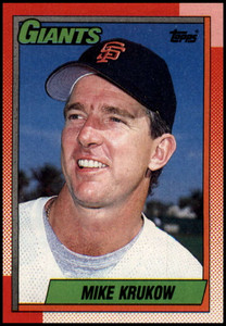 1990 Topps #241 Mike Krukow VG San Francisco Giants 