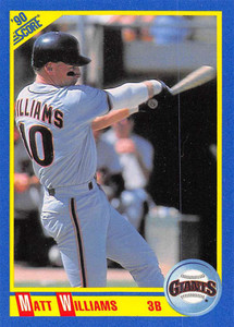 1990 Score #503 Matt Williams VG San Francisco Giants 