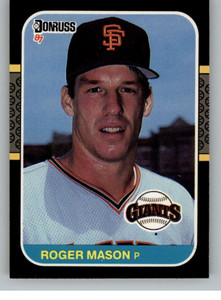 1987 Donruss #204 Roger Mason VG San Francisco Giants 