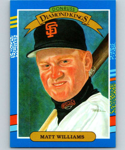 1991 Donruss #18 Matt Williams DK VG San Francisco Giants 