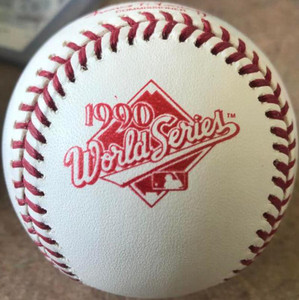 SOLD 101841 Rawlings Official 1990 World Series Baseball 