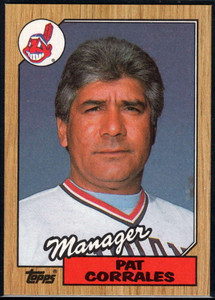 1987 Topps #268 Pat Corrales MG NM-MT Cleveland Indians 