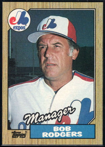 1987 Topps #293 Bob Rodgers MG NM-MT Montreal Expos 