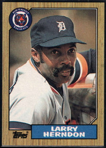 1987 Topps #298 Larry Herndon NM-MT Detroit Tigers 