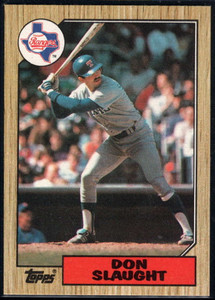 1987 Topps #308 Don Slaught NM-MT Texas Rangers 