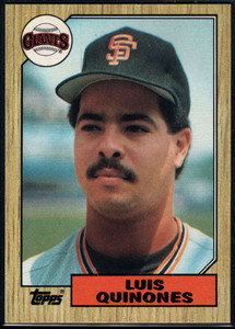 1987 Topps #362 Luis Quinones NM-MT San Francisco Giants 