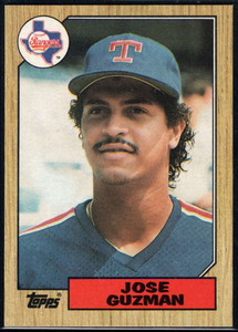 1988 Donruss #136 Jose Guzman NM-MT Texas Rangers - Under the