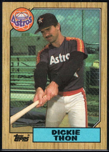 1987 Topps #386 Dickie Thon NM-MT Houston Astros 