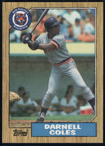 1987 Topps #411 Darnell Coles NM-MT Detroit Tigers 