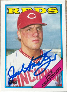 Jack Armstrong Autographed 1988 Topps Traded  #6T Rookie Card 