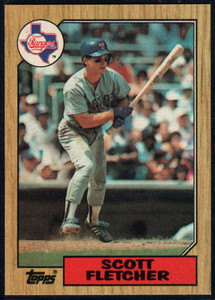 1987 Topps #462 Scott Fletcher NM-MT Texas Rangers 