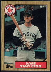 1987 Topps #507 Dave Stapleton NM-MT Boston Red Sox 