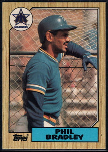 1987 Topps #525 Phil Bradley NM-MT Seattle Mariners 