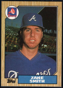 1987 Topps #544 Zane Smith NM-MT Atlanta Braves 
