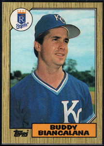 1987 Topps #554 Buddy Biancalana NM-MT Kansas City Royals 