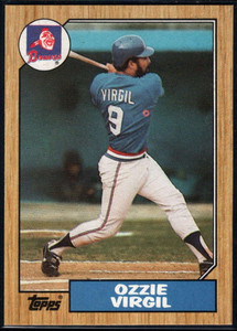 1987 Topps #571 Ozzie Virgil NM-MT Atlanta Braves 