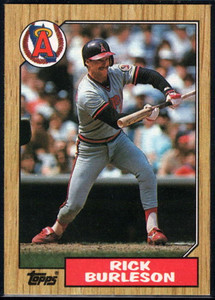 1987 Topps #579 Rick Burleson NM-MT California Angels 