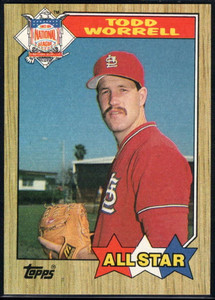 1987 Topps #605 Todd Worrell AS NM-MT St. Louis Cardinals 