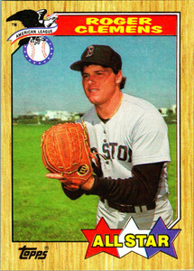 1987 Topps #614 Roger Clemens AS NM-MT Boston Red Sox 