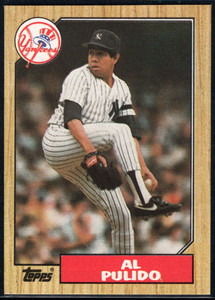 1987 Topps #642 Al Pulido NM-MT New York Yankees 