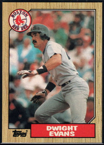 1987 Topps #645 Dwight Evans NM-MT Boston Red Sox 
