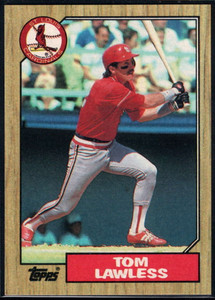 1987 Topps #647 Tom Lawless NM-MT St. Louis Cardinals 