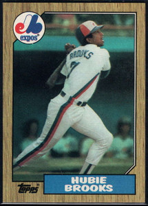1987 Topps #650 Hubie Brooks NM-MT Montreal Expos 